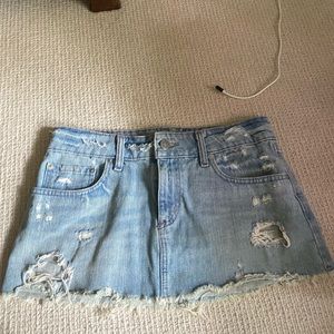 BDG mini denim skirt